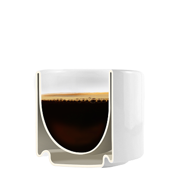 Чашка RISE SUN, white 210мл